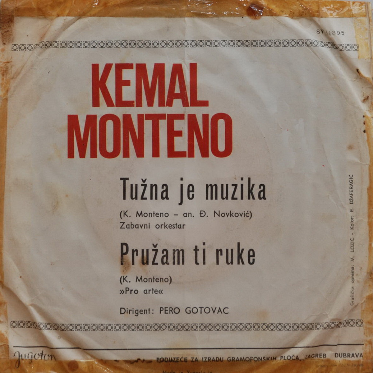 Kemal Monteno 1971 Tuzna je muzika b