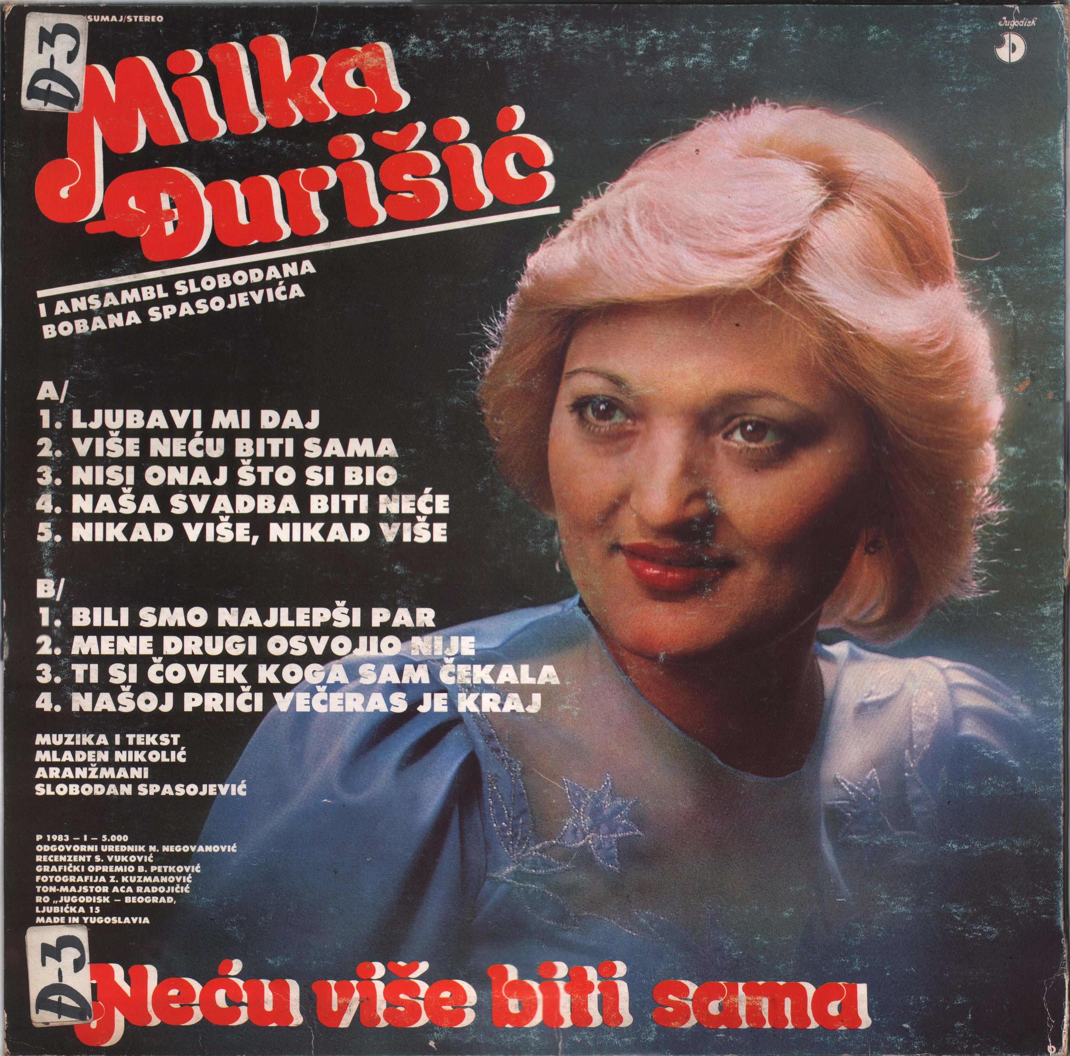 Milka Djurisic 1983 Z