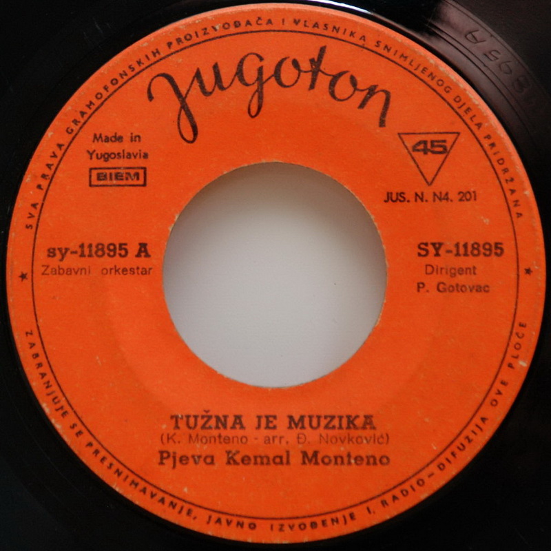 Kemal Monteno 1971 Tuzna je muzika vinil 1