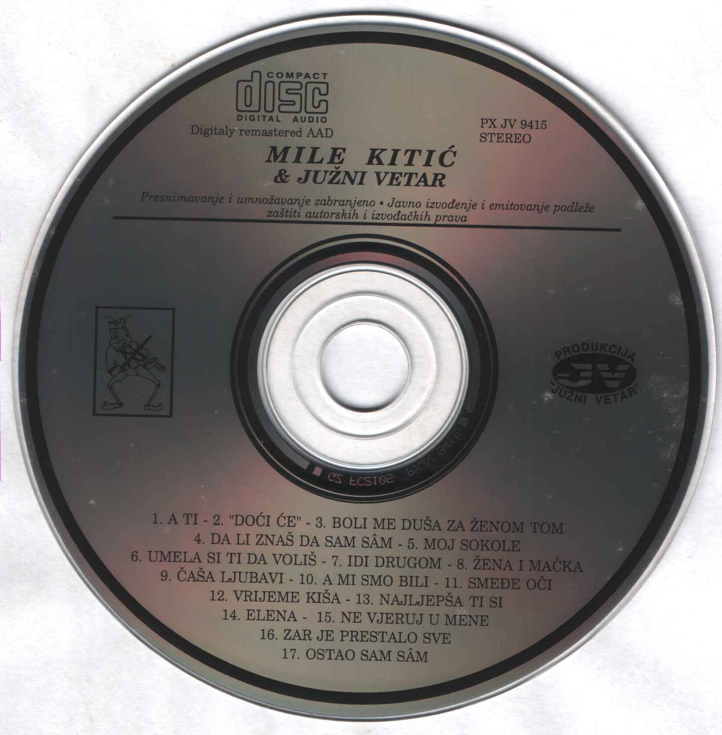Mile Kitic 1994 CD